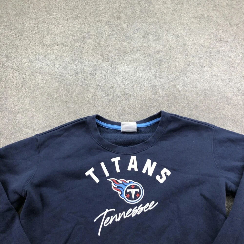 Tennessee Titans Sweatshirt Women Small Blue NFL Football Nike Crewneck Pullover